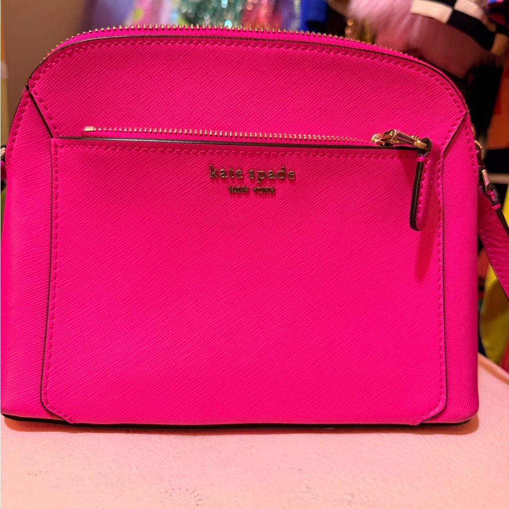 Kate Spade Neon Pink Crossbody Bag
